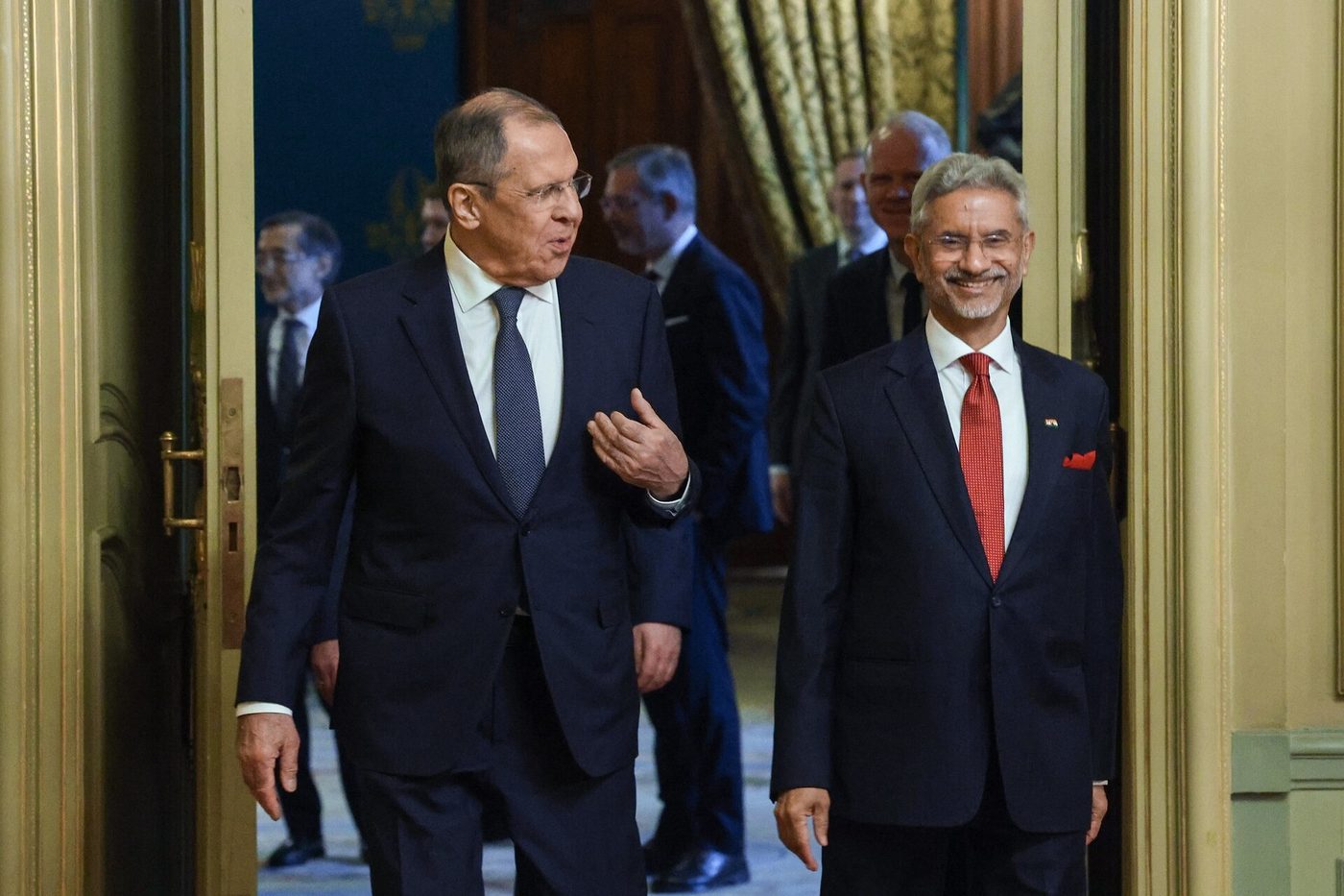 S. Jaishankar with Russian Foreign Minister Sergey Lavrov